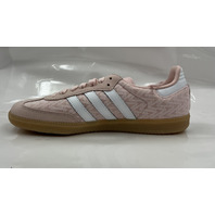 ADIDAS SAMBA OG IH3977 PINK TREFOIL PATTERN SIZE 10 WOMENS SANDY PINK