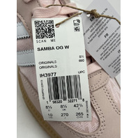 ADIDAS SAMBA OG IH3977 PINK TREFOIL PATTERN SIZE 10 WOMENS SANDY PINK