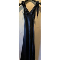 REFORMATION WOMENS PERNILLE SILK NAVY DRESS SIZE X-SMALL 1312835NVY0XS