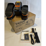 YAGUD ELECTRIC STEPPER ZF-0801 LEG EXERCISER 13 ADJUSTABLE WITH REMOTE ORANGE