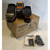 YAGUD ELECTRIC STEPPER ZF-0801 LEG EXERCISER 13 ADJUSTABLE WITH REMOTE ORANGE