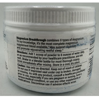 BIOPTIMIZERS MAGNESIUM BREAKTHROUGH 5.5OZ 30 SERVINGS UNFLAVORED EXP:04/27