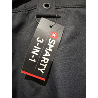 686 SMARTY 3-IN-1 CARGO SNOWPANTS FLEECE LINER PANT WATERPROOF SHELL SZ XXL BLACK