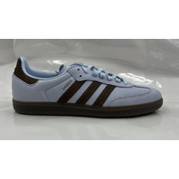 ADIDAS SAMBA OG IH9167 BLUE AND BROWN SIZE 10 WOMENS CRYSTAL SKY EARTH STRATA