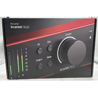FOCUSRITE SCARLETT 18I20 4TH GEN AUDIO RECORDING INTERFACE 8 MIC 20-OUT USB