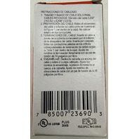 BOX OF 10 PASS & SEYMOUR LEGRAND PS5266-X STRAIGHT BLADE PLUG 15A 125V