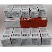 BOX OF 10 PASS & SEYMOUR LEGRAND PS5266-X STRAIGHT BLADE PLUG 15A 125V