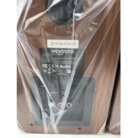 MEVOSTO BT WIRELESS BOOKSHELF SPEAKERS DS19 DC18V 5.9X6.1X9.6" OPTICAL/AUX