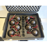 LOT OF 8 SONANCE LS4TSAT GARDEN LANDSCAPE SERIES 8.1 LOUDSPEAKER 4.5" W/ SPIKE