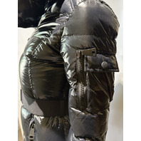 SAM. NYC LONG NOHO HOOD PUFFER COAT WIND WATER REPELLENT XW5204NDA SZ X SMALL XS