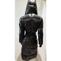 SAM. NYC LONG NOHO HOOD PUFFER COAT WIND WATER REPELLENT XW5204NDA SZ X SMALL XS