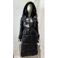 SAM. NYC LONG NOHO HOOD PUFFER COAT WIND WATER REPELLENT XW5204NDA SZ MEDIUM M