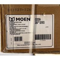 MOEN GS20264 2000 SERIES STAINLESS STEEL DUAL SINK 20 GAUGE 7" DEEP 33" X 19"