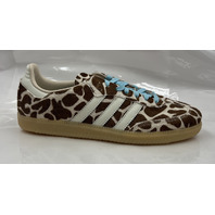 ADIDAS SAMBA OG KI6669 GIRAFFE PRINT SIZE 10 WOMENS CRYSTAL LINEN IVORY GUM