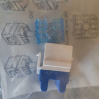 LOT OF 95 - ICC IC1078F5WH MODULE JACKS CAT 5E HD WHITE