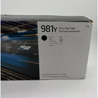 HP GENUINE PAGEWIDE 981Y EXTRA HIGH YIELD CARTRIDGE 02/2028 BLACK L0R16A