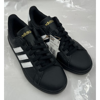ADIDAS GRAND COURT 2.0 JH7243 BLACK AND WHITE SIZE 9.5 WOMENS 9 1/2