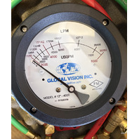 GVI 12" 4000-G VENTURI FIRE PUMP TEST METER MAX W.P. 3000 PSI 142-0084