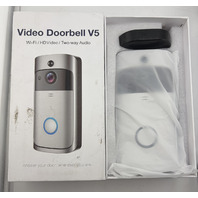 LOT OF 2 AIWIT V5 VIDEO DOORBELL WIFI HD VIDEO TWO-WAY AUDIO SILVER
