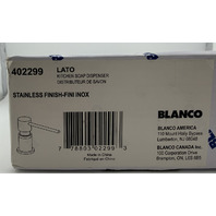 BLANCO LATO 402299 STAINLESS STEEL KITCHEN SOAP DISPENSER