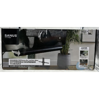 SANUS EXTENDABLE SOUNDBAR TV MOUNT COMPATIBLE W/ MOST 50" TO 90" TVS & SONOS ARC