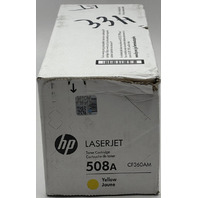 HEWLETT-PACKARD 508A CF362A TONER CARTRIDGE GENUINE HP YELLOW