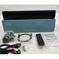 BT101 MINI SOUNDBAR REMOTE OPTIC AUXILLARY USB BLUETOOTH SIX AUDIO SETTINGS 3D