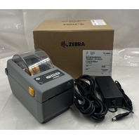 ZEBRA ZD411 ZD4A023-D01M00EZ 2-INCH DESKTOP DIRECT THERMAL BARCODE LABEL PRINTER