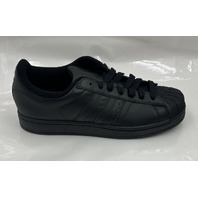 ADIDAS SUPERSTAR II JI0081 ALL BLACK SUPERSTAR SNEAKERS SIZE 10 MENS
