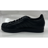 ADIDAS SUPERSTAR II JI0081 ALL BLACK SUPERSTAR SNEAKERS SIZE 10 MENS