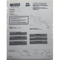 DELTA T2759-CZ TRINSIC CHAMPAGNE BRONZE 2 LEVER HANDLE ROMAN TUB TRIM FAUCET