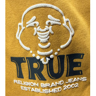 TRUE RELIGION 700015 MENS L MINERAL YELLOW BUDDHA LOGO TRUE ANTIQUE JOGGER