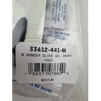 FOX RACING WOMENS RANGER GLOVE GEL SHORT SZ MEDIUM FROST 33612-441-M