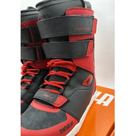 THIRTYTWO ZB-1 SNOWBOARD BOOTS MENS SZ 12 BLACKRED T.26.BTM.ZBO.RD.120.1