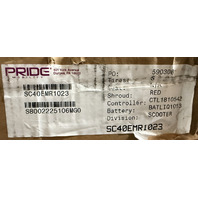 PRIDE MOBILITY SC40E 12AH SC40EMR1023 RED GO-GO ELITE TRAVELER 3 WHEEL SCOOTER
