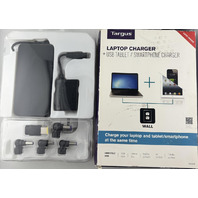 TARGUS ONE CHARGER APA32US LAPTOP CHARGER+PHONE/TABLET CHARGER