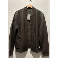 ALLSAINTS NIKO BOMBER ML041R KHAKI XL BROWN