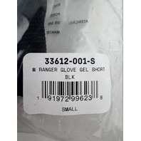 FOX RACING WOMENS RANGER GLOVE GEL SHORT SZ SMALL BLACK 33612-001-S