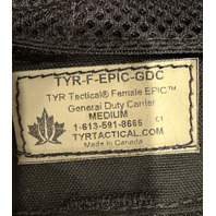 TYR TACTICAL FEMALE EPIC GENERAL DUTY CARRIER VEST TYR-F-EPIC-GD SIZE MEDIUM M