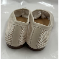 STEVE MADDEN CALICO BONEMESH TABI BALLET FLATS WHITE TABIS SIZE 8.5 WOMENS