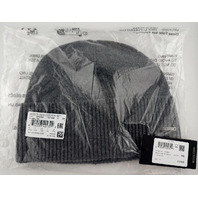 HUGO BOSS HONESTO HAT 50548851 MENS LOGO PLAQUE CASHMERE GREY BEANIE HAT