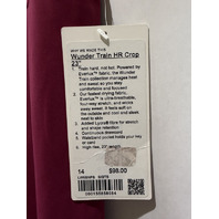 LULULEMON WOMEN'S WUNDER TRAIN HR CROP 23" LW6BNFS MAGENTA SMOKE