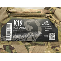 AGILITE K19 PLATE CARRIER 3.0 COLOR MULTICAM 8055.2MTCM/L ONE SIZE FITS ALL