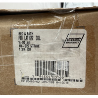 SCHLAGE F SERIES F40 LAT 622 COL LATITUDE MATTE BLACK BED BATH DOOR HANDLE