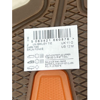CLARKS ARTISAN UN BRILEY TIE 26184460 IN DARK TAN SIZE 12 MENS SMART-CASUAL SHOE