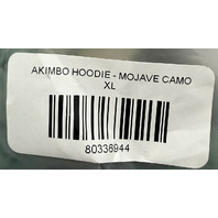 AKIMBO CLUB MOJAVE CAMO XL UNISEX 100% COTTON HOODIE