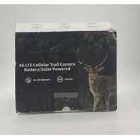H&H 4G LTE CELLULAR TRAIL CAMERA WITH HD RBX-H10 BATTERY/SOLAR POWERED