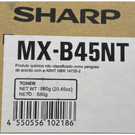 LOT OF 6 SHARP MX-B45NT BLACK TONER CARTRIDGE