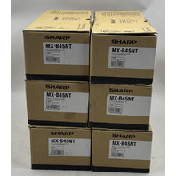 LOT OF 6 SHARP MX-B45NT BLACK TONER CARTRIDGE