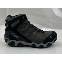 OBOZ MENS SAWTOOTH II MID B-DRY WATERPROOF HIKING SHOES CHARCOAL SIZE 12 WIDE